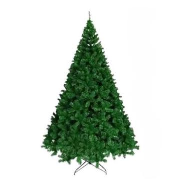 Imagem de Árvore de Natal Completa Decorada Pinheiro 2,10m e 1,80m com 566 Galhos Verde Neve e Branca - Modelo Luxo, Pinheiro de Natal, Decoração de Natal(2,10m Dinamarquê956GalhosA721H)