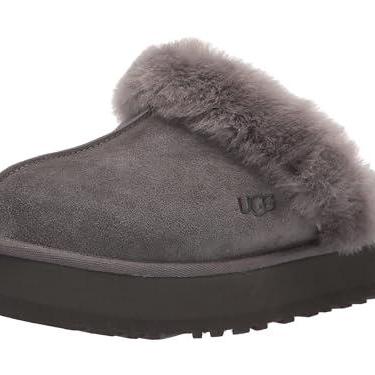 Imagem de UGG Pantufa feminina Disquette, Carvão, 35
