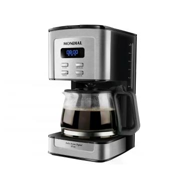 Imagem de Cafeteira Elétrica 32 Xicaras Inox Jarra Timer Digital 220v - Mondial,