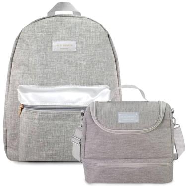 Imagem de Mochila Bolsa Escolar Costas Adulto Juvenil Casual Trabalho Viagem Uni
