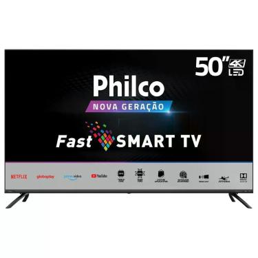 Imagem de Smart TV Philco PTV50G70SBLSG 50 Polegadas 4K LED Dolby Áudio Sistema Fast Bivolt
