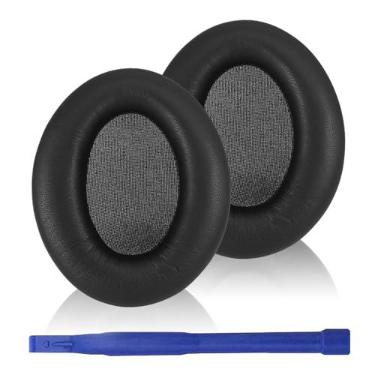 Imagem de Almofadas de substituição WH-1000XM3, almofadas auriculares de couro proteico mais macio para fones de ouvido Sony WH-1000XM3 (WH1000XM3) com cancelamento de ruído com espuma Mmory de alta densidade