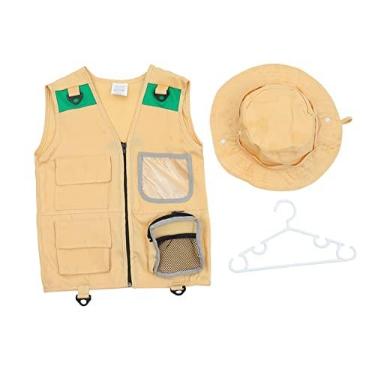 Imagem de Gadpiparty 6 Conjuntos Coletes De Exploradores Infantil Traje De Meninos Colete De Vestir Traje Goodall Traje Infantil Colete Aventura Infantil Encenação Roupas Filho Tecido Presente