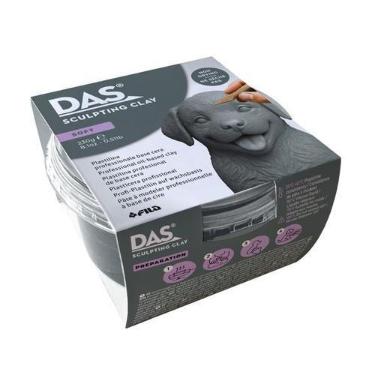 Imagem de Massa para Modelar Sculpting Oil Clay Soft 230g DAS Cinza, Cinza, SOFT