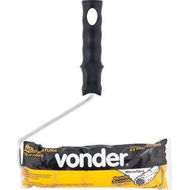 Imagem de Rolo para pintura microfibra 09cm antirrespingo com suporte rpv2012 - Vonder