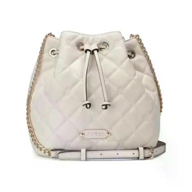 Imagem de Bolsa Guess Quincey Bucket Off White