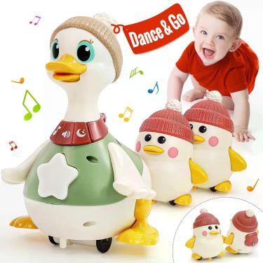Imagem de Conjunto de brinquedos HOLA Musical Dancing Duck 6-12 meses com Mama D