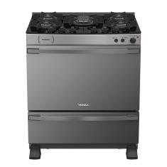 Imagem de Fogao a Gas 5 Bocas Venax Palladio Vitreo Inox 127V