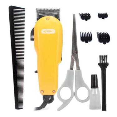 Imagem de Maquina De Cortar Cabelo E Barba Profissional E Potente Knup 220V