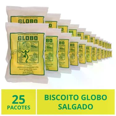 Imagem de Biscoito Globo Rio de Janeiro, Salgado, 25 Pacotes 30g