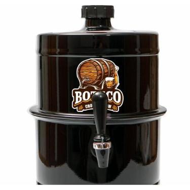 Imagem de Chopeira Portatil A Gelo Preta Boteco Premium 5.1lt Não Elétrica - Bee