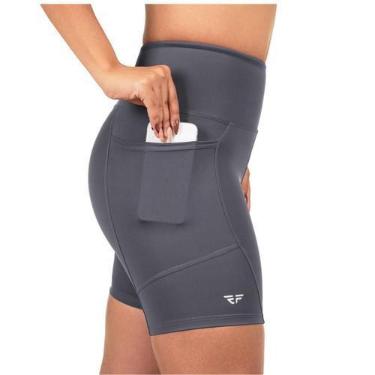 Imagem de Short C/ Bolso Para Corrida, Caminhada Academia Vermelho - ElementFit,