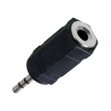 Imagem de Performance Sound 003-0070 Adaptador P1 Estéreo Macho para J2 Estéreo Femea Plástico, Preto