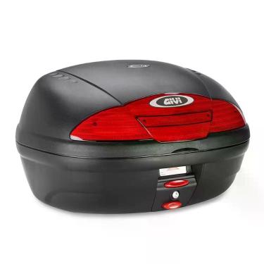 Imagem de Baú Givi Monolock Simply 45Litros Bauleto Moto Fumê Vermelho, Vermelho