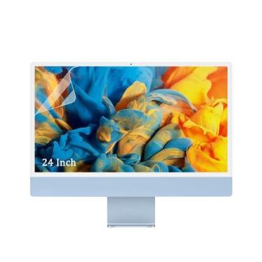 Imagem de i-Tensodo Pacote com 2 protetores de tela para computador iMac 24 polegadas antirreflexo fosco para computador iMac 2024/2023/2021 Desktop All-in-One com chip M4/M3/M1, filtro antirreflexo de proteção