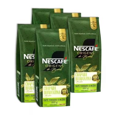 Imagem de Café Moído Nescafé Origens Chapada Diamantina Kit 5un 250g