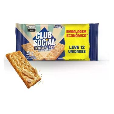 Imagem de BISCOITO CLUB SOCIAL INTEGRAL 41% TRADICIONAL 288g