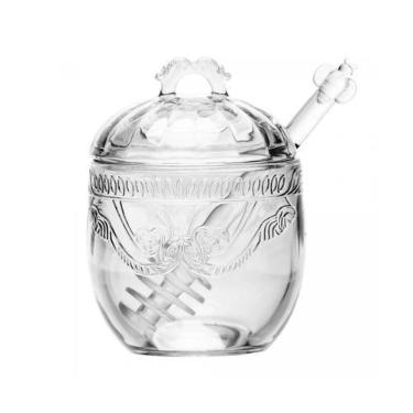Imagem de Meleira Com Colher E Tampa Imperial 240ml Cristal Ecologico - Lyor