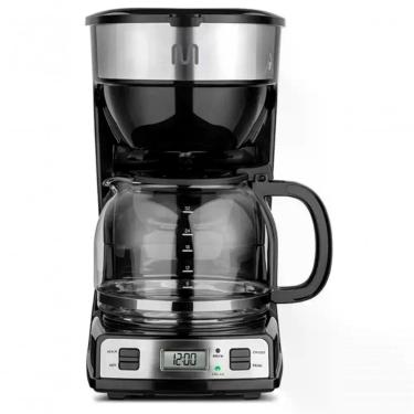 Imagem de Cafeteira Elétrica Multilaser Digital Programavel 32 Xícaras Plástico Preto 110V