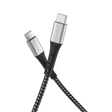 Imagem de Cabo Tipo-C para Tipo-C Esc06bk 100W 1,5m Geonav Branco