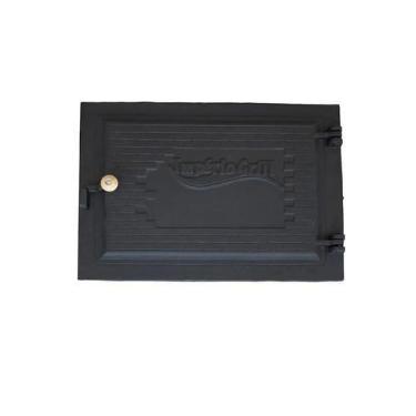 Imagem de Porta de Forno a Lenha Ferro Fundido Império Grill 31x46cm - FUNDIÇÃO