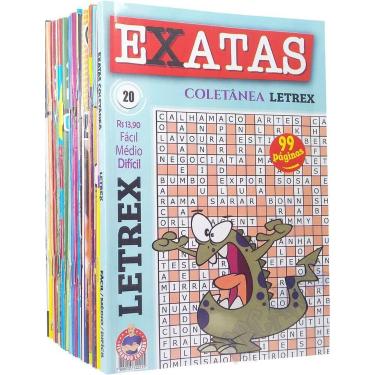 Imagem de Livro Jogos de Passatempos Com Letras Letrex Letrix Exatas - Play