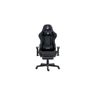 Imagem de Cadeira Gamer Rise Mode X04, Ângulo Ajustável, Apoio Para os Pés Retrátil, Preto - RM-CG-X04-BK