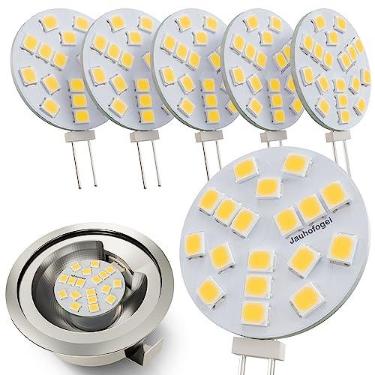 Imagem de Lâmpadas LED G4 branco natural 5000K 2W equivalente a JC G4 12V 20W lâmpada de halogênio cápsula base de 2 pinos - Mini lâmpada LED de 12 volts 20 watts para forno extrator de exaustor - Lâmpada 20w