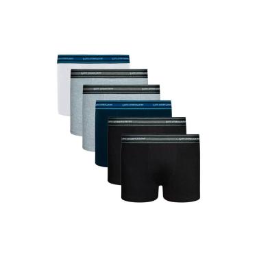 Imagem de Kit 6 Cuecas Boxer Algodão Infantil Lupo 141, Cores sortidas, G