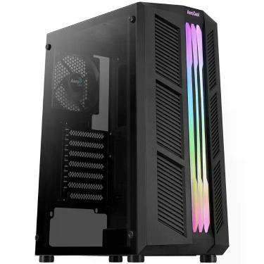 Imagem de Gabinete Gamer Aerocool Prime, Atx, Rgb, 1x Cooler, Lateral Em Vidro Temperado, Preto - 72999