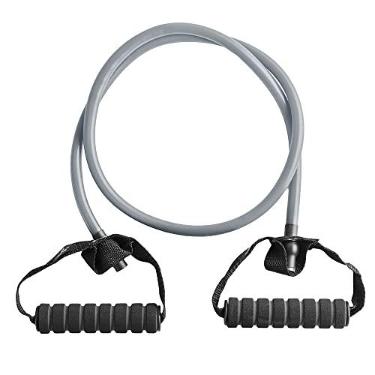Imagem de Acte, Extensor T28 para Braços e Pernas, EVA e Nylon, Treino, Yoga, Fisioterapia e Reabilitação - Cinza