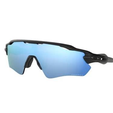 Imagem de Óculos de Sol Oakley Polarizado Radar Ev Path 0OO9208 920855 Tam 38 / Preto Fosco - Lentes Prizm Deep Water Polar