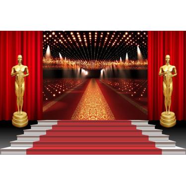 Imagem de Painel em Lona Cinema Premiação de Filmes - Fabrika De Festa, 150x100c