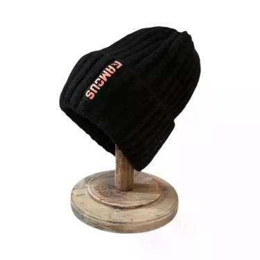 Imagem de Gorro Feminino Chique De Tricô Respirável E Elástico De Acrílico Para 
