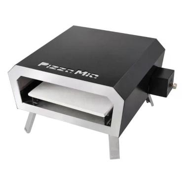 Imagem de Forno De Pizza A Gás Com Pedra Pizza Mia Inox 430 Assa Em 2 Minutos - 