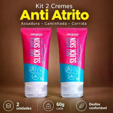 Imagem de Kit 2 Cremes Anti Atrito Assadura Caminhada Corrida - Algoo