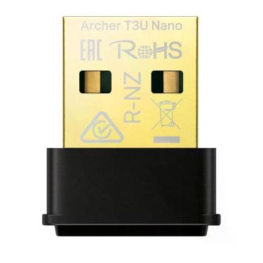 Imagem de Adaptador Wireless Usb T3U AC1300 Nano Dual Band para Pc e Notebook TP-Link