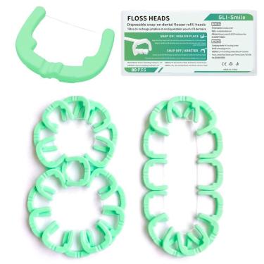 Imagem de Refil para Flosser GLI-Smile 80 unidades Verde livre de PFAS