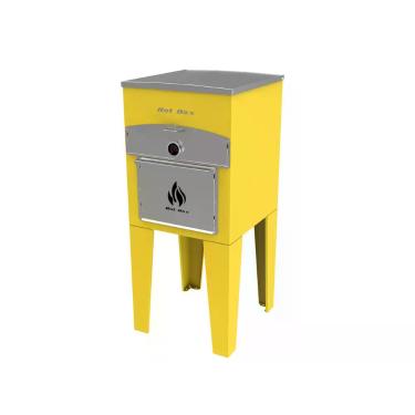 Imagem de Forno de Pizza e Churrasqueira 2 em 1 - BASE ALTA - AMARELO - Hotbox