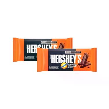 Imagem de Kit 2 Chocolate Hershey's Ovomaltine 40% Black 75g