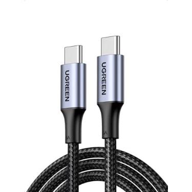 Imagem de UGREEN Cabo USB C 100W 1M Nylon Trançado Carregamento Rápido | PD3.0 e QC3.0 Compatível com iPhone 16(Plus/Pro/Pro Max)/15, MacBook Pro, iPad Pro, Dell XPS