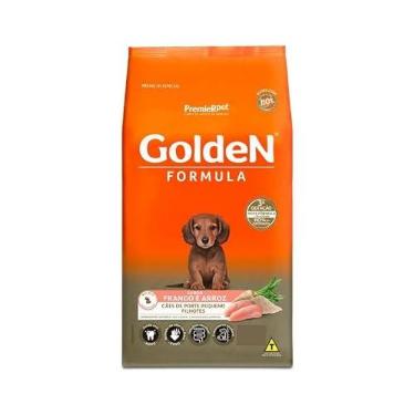 Imagem de Ração Golden Fórmula Mini Bits para Cães Filhotes de Pequeno Porte Sabor Frango e Arroz 10,1kg