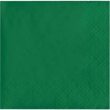 Imagem de Creative Converting Guardanapos de papel para bebidas com 2 camadas, toque de cor, 500 unidades, verde esmeralda