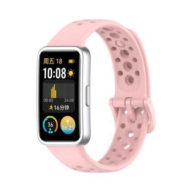 Imagem de Pulseira De Silicone Respirável Para Huawei Band 10 9 8 Acessórios De 