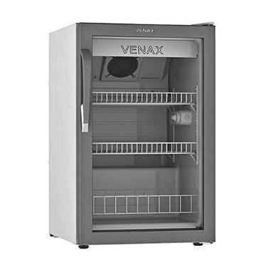 Imagem de Visa Cooler Refrigerador Multiuso Bebidas 82L Porta Vidro VV100 - Venax Branco 127V