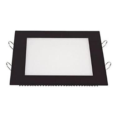 Imagem de Painel de Led Taschibra Quadrado Lux de Embutir 24W Bivolt Preto 4000K Luz Neutra