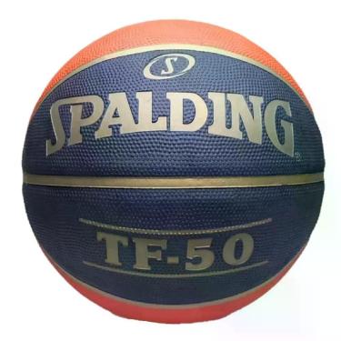 Imagem de Bola De Basquete Spalding Tf-50 Cbb Profissional Airbility - Ref 83-944z Tamanho 7 Azul
