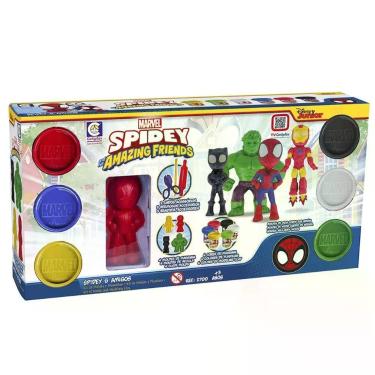 Imagem de Kit Massinha De Modelar Spidey E Amigos - Cotiplas