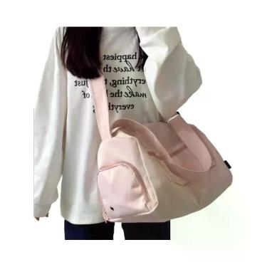 Imagem de Bolsa De Viagem Grande Em Lona Para Mulheres, Tote Crossbody 2024, Bol