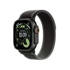 Apple Watch Ultra 3 GPS + Cellular, Caixa Preta de Titânio de 49 mm, Pulseira loop Trail Preta/Carvão, M/G - MF1H4BE/A